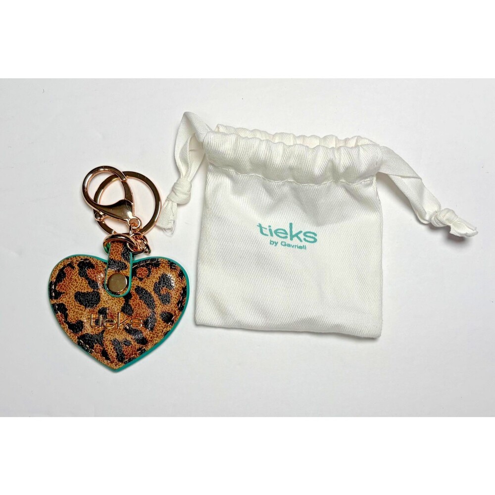 Tieks Leopard Leather Heart Keychain from 2025 Advent calendar
